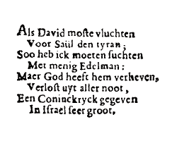 Wilhelmus - Dutch national anthem - stanza 8